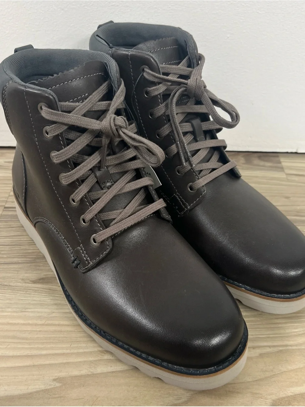 Cole Haan Grand Woodbury Waterproof Hiking Boots Gray Men's Size 7 C39294 NWOB